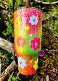 RETRO FLORAL TUMBLER (PRE ORDER)