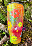RETRO FLORAL TUMBLER (PRE ORDER)